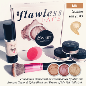 3W Flawless Face LIQUID Complexion System GOLDEN TAN